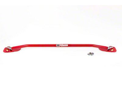 UMI Performance Adjustable Strut Tower Brace; Red (82-92 Camaro w/ LS Swap)