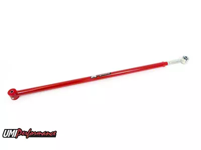 UMI Performance On-Car Adjustable Rear Panhard Bar; Roto-Joints; Red (82-02 Firebird)