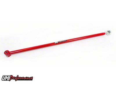 UMI Performance Single Adjustable Panhard Bar with Roto Joints; Red (82-02 Firebird)