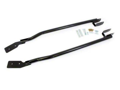 UMI Performance Bolt-In Tubular Subframe Connectors; Black (93-02 Firebird Coupe)
