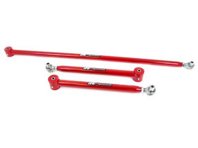 UMI Performance Single Adjustable Rear Lower Control Arms; Black (82-92 Camaro)