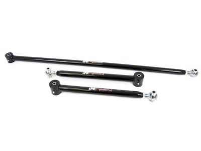 UMI Performance Single Adjustable Rear Lower Control Arms; Red (82-92 Camaro)