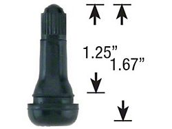 Valve Stem, Rubber, 1.25 (53-96 Corvette C1, C2, C3 & C4)
