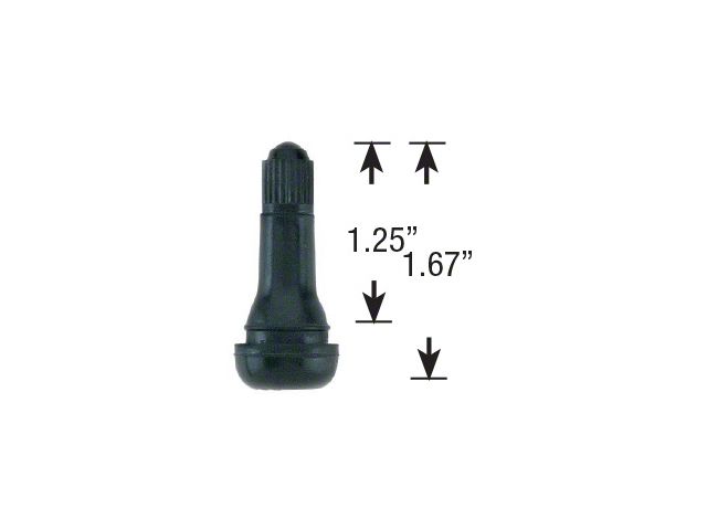 Valve Stem,Rubber, 1.25