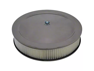 Air Cleaner Set,Black Chrome,14X3