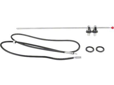 Universal Cowl Mount Radio Antenna - Cowl Mount - Ford Passenger