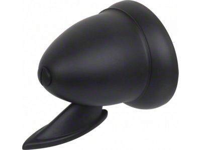 Universal GT/Cobra Bullet-Style Mirror with Matte Black Finish