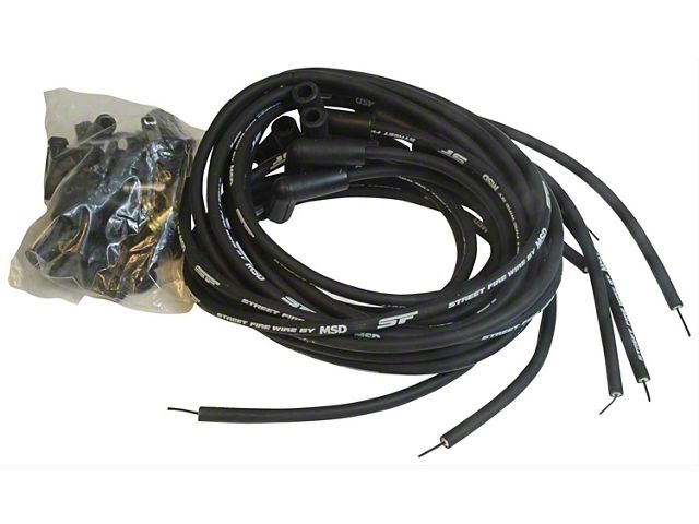 Universal MSD HEI/ 90 Degree Street Fire Spark Plug Wire Set, V8