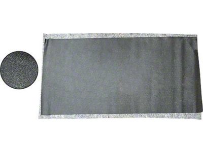 Rear Floor Mat/ Universal Style/ Black Rubber