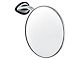 Universal Round Stainless/Chrome British-Style Outside Mirror, Right