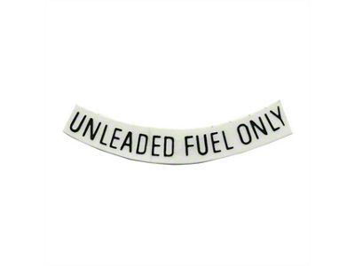 Unleaded Fuel Only Decal
