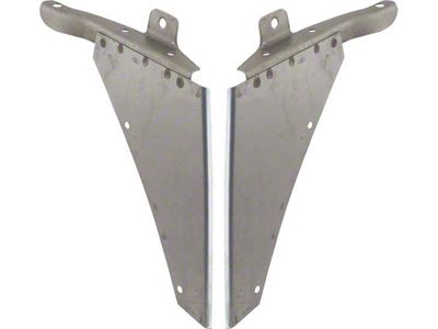 Upper Grille Mounts - Heavy Gauge Die Stamped Steel - Ford Passenger