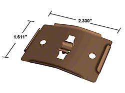 Moulding Clip/ Upper Quarter Panel (1964 Fairlane)