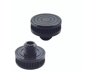 Valve Cover Push-On Breather Filter; 1-Inch (Universal; Some Adaptation May Be Required)