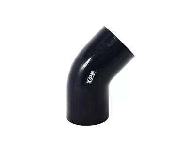 UPR Products Pro Series Silicone 45-Degree Elbow Coupler; 2.50-Inch; Black (Universal; Some Adaptation May Be Required)