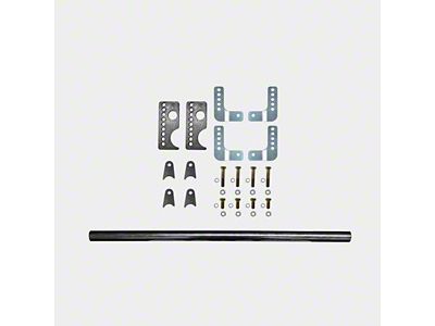 Universal Rear Coil-Over Shock Mount Kit with 3-Inch Axle Tube; Weld-In (Universal; Some Adaptation May Be Required)