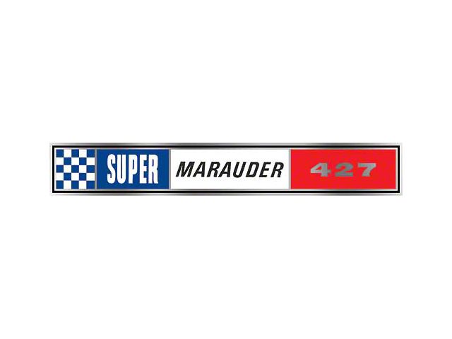 Valve Cover Decal - 427 Super Marauder - Mercury