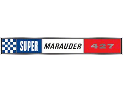 Valve Cover Decal - 427 Super Marauder - Mercury