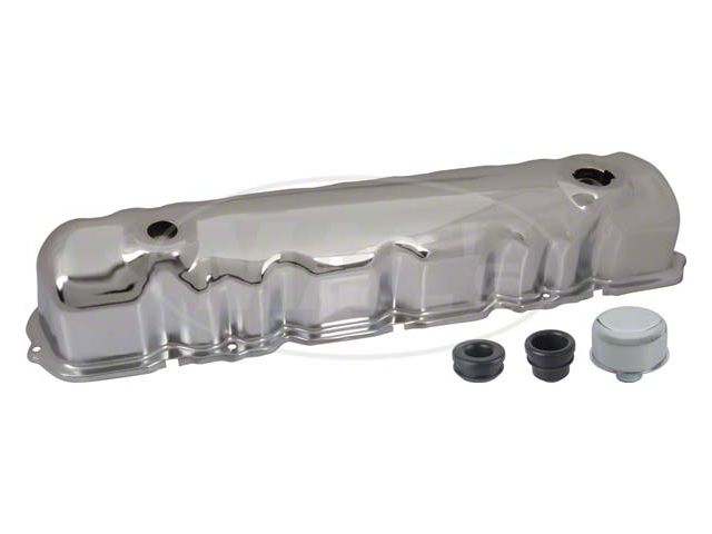 Valve Cover,Chrome,6 Cylinder,W/Oil Filler Cap