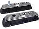 Valve Covers - 289 Powered By Ford Cast In The Top - Powder-Coated Black - 289 V8