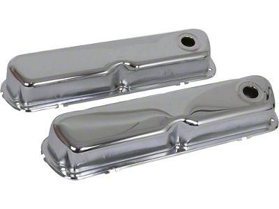 Valve Covers - Chrome - 260, 289, 302 & 351W V8