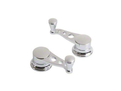 Lakester Chrome Vent Crank (1949-1952 Fleetline; 1949-1952 Styleline Deluxe; 1949-1952 Styleline Special)