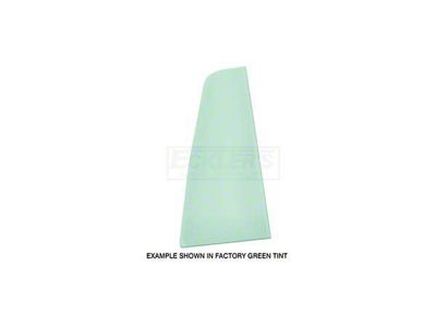 Vent Window Glass, Left Or Right Side, 4 Door Sedan, Fairlane, Full Size Mercury, 1957-58 (Body Codes 58A & 58B)