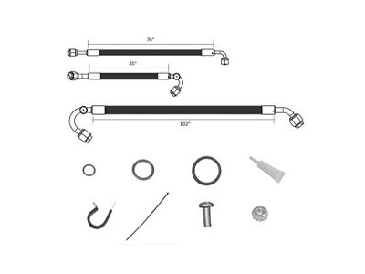 Vintage Air SureFit Reduced Barrier Standard Hose Kit (70-72 Chevelle)