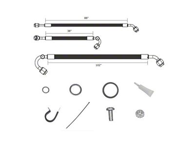 Vintage Air SureFit Reduced Barrier Standard Hose Kit (70-72 Monte Carlo)