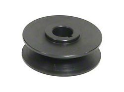 Alternator Pulley; 3/8-Inch Wide; Black (53-54 Corvette C1)
