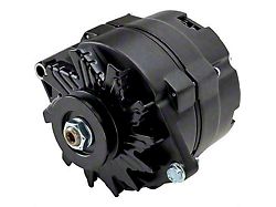 12-Volt Alternator with 3/8-Inch Pulley; 100 Amp; Black (49-52 Fleetline, Styleline Deluxe, Styleline Special)
