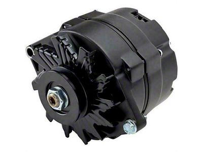 12-Volt Alternator with 3/8-Inch Pulley; 100 Amp; Chrome (49-52 Fleetline, Styleline Deluxe, Styleline Special)