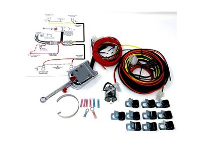 Heavy Duty Turn Signal Switch Complete Wiring Kit; 12-Volt (49-52 Fleetline, Styleline Deluxe, Styleline Special)