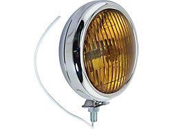 Vintage Style Fog Light - Amber Lens - 6 Volt