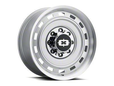Vision Wheel Cheyenne Silver Machined Lip 6-Lug Wheel; 17x9; 4mm Offset (35-59 Chevrolet/GMC Truck)