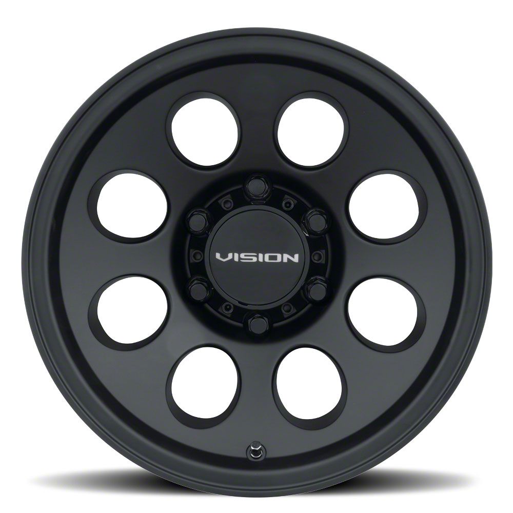 Vision Wheel Ecklers Midway Satin Black 6-Lug Wheel; 18x9