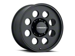 Vision Wheel Midway Satin Black 8-Lug Wheel; 16x8; 0mm Offset (35-59 Chevrolet/GMC Truck)
