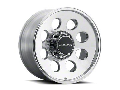 Vision Wheel Midway Polished Wheel; 15x8; -19mm Offset (53-62 Corvette C1)