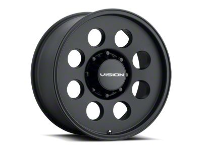 Vision Wheel Midway Satin Black 8-Lug Wheel; 16x8; 0mm Offset (67-72 C20, K20)