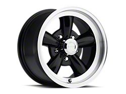 Legend 5 Gloss Black Machined Wheel; 17x9; 0mm Offset (67-69 Firebird)