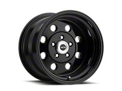 Vision Wheel Street Lite Gloss Black Wheel; 15x4; -19mm Offset (70-81 Camaro)