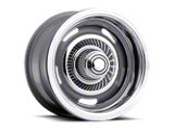 Vision Steel Rally Silver Wheel; 15x4; 0mm Offset (67-69 Camaro)