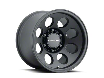 Vision Wheel Midway Satin Black 6-Lug Wheel; 18x9; 12mm Offset (69-72 Blazer, Jimmy)