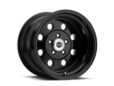Vision Wheel Street Lite Gloss Black Wheel; 15x10; 0mm Offset (53-62 Corvette C1)