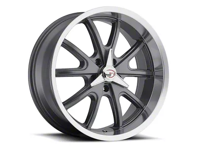 Vision Wheel Torque Gunmetal Machined Wheel; 20x9.5; 0mm Offset (70-81 Firebird)