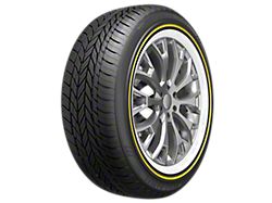 Vogue Custom Built Radial VIII Gold Stripe Tire (225/50R17)