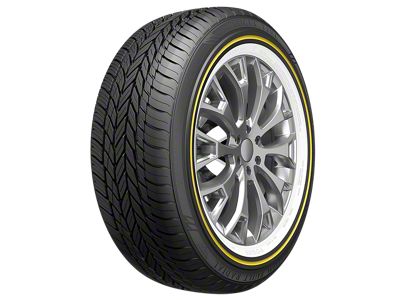 Vogue Custom Built Radial VIII Gold Stripe Tire (245/40R19)