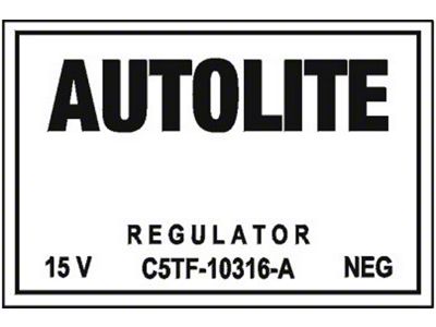 Voltage Regulator Decal