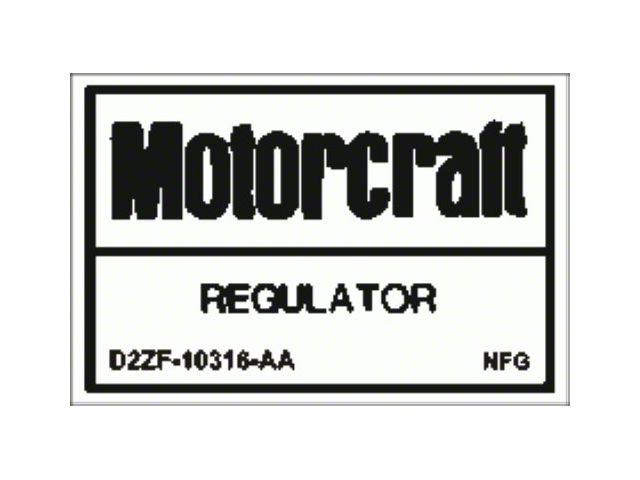 Voltage Regulator Decal - Mercury