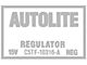 Voltage Regulator Decal - With A/C - Mercury
